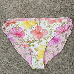 Hurley x LoveShackFancy Floral Reversible Bikini Bottoms XL / 16 - Picture 1 of 6