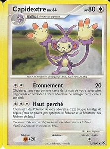 Carte Pokemon " CAPIDEXTRE " Niveau 34 Aube Majestueuse PV 80 35/100 UNCO - Imagen 1 de 1