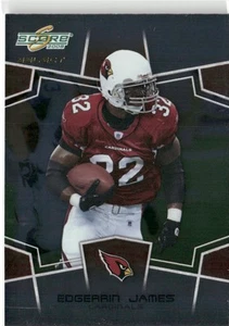 Tarjeta de fútbol americano 2008 Score Select HOF Edgerrin James Arizona Cardinals #5 - Imagen 1 de 2
