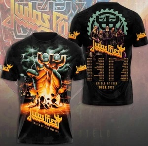 Judas Priest Tour 2025 3D T-Shirt All Over Print Geschenk UB477 - Bild 1 von 2