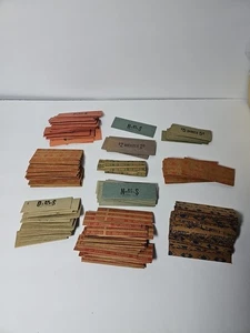 Vintage Coin Roll Wrappers Lot Nickels, Quarters, Dimes, Pennies, Tubular USA - Picture 1 of 8