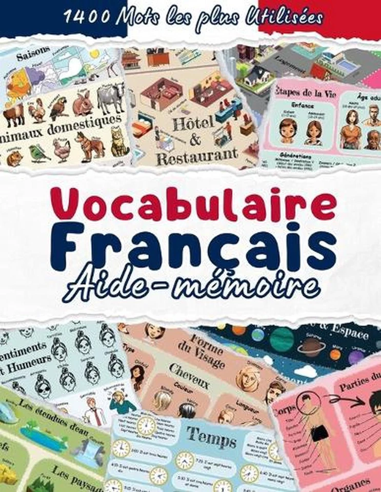 Aide-mmoire de Vocabulaire Franais: Les 1400 Mots Fran?ais les plus Utilis?es au - Image 1 of 1