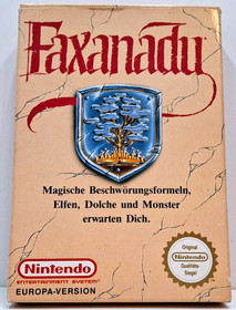 Faxanadu / Nintendo NES / European Version / PAL / With Manual / CIB / OVP