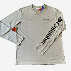 Columbia Herren L Rapid Creek Omni-Shade Langarm jadegrün Hemd neu mit Etikett $ 40 - Bild 1 von 12