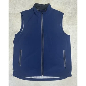 Vineyard Vines Jim Nantz Mens Blue Golf Performance Zip Windbreaker Vest Sz M - Picture 1 of 8