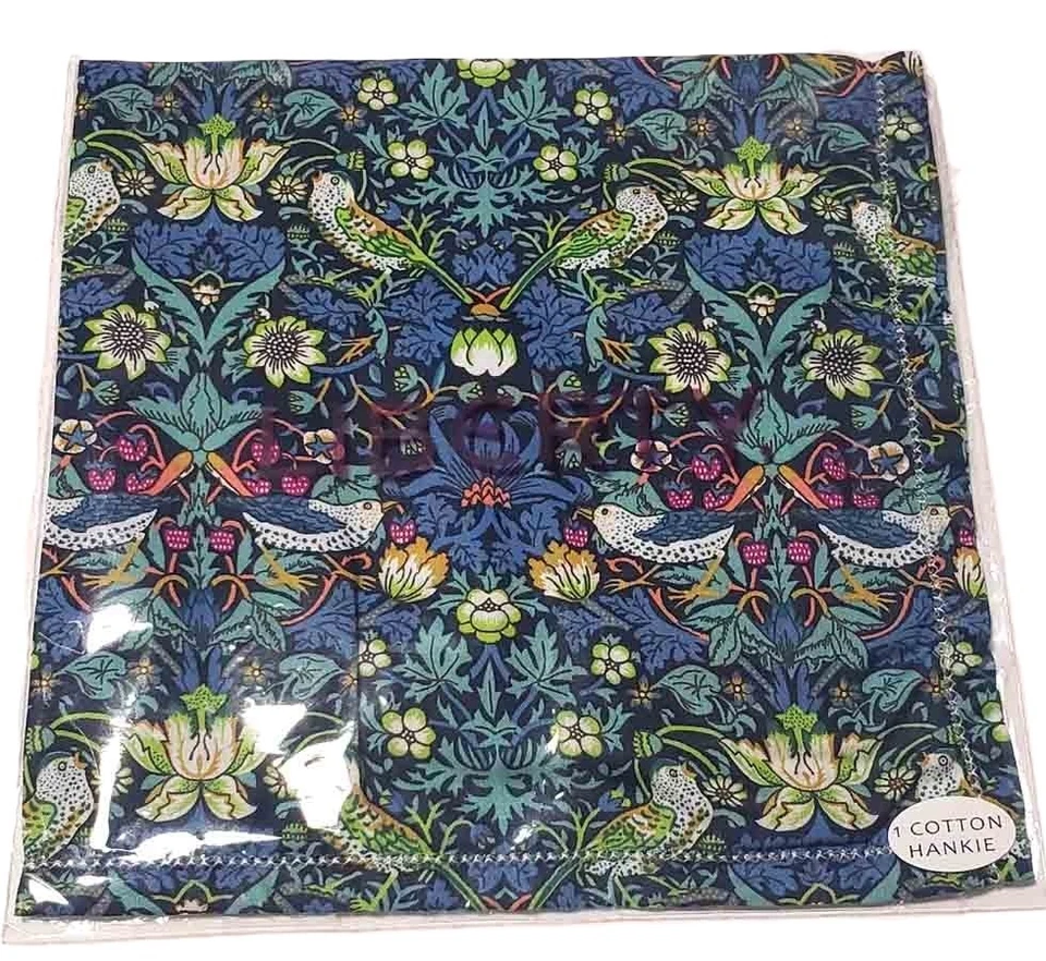 Liberty of London Cuadrado de Bolsillo Fresa Ladrón Floral Algodón Para Hombre Foto 1 de 1