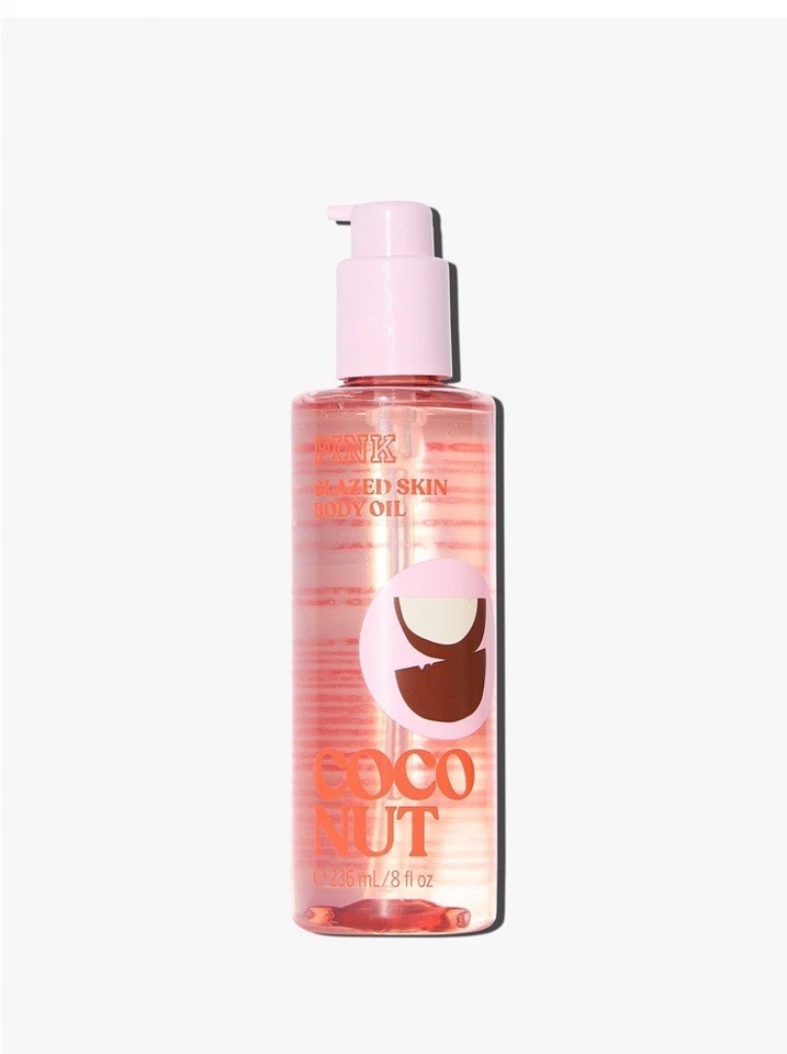 VICTORIA'S SECRET PINK COCONUT SUN-DIPPED HIGHLIGHTING BODY OIL 8 FL OZ NEW. - Image 1 of 3
