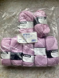7 x Patoni 100% Cotone 4 Strati 100g Paralume 1701 Lilla Dyelot 20276195 - Foto 1 di 1