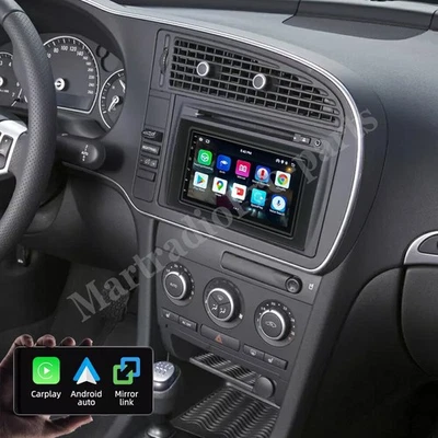 For 2007 08 09 10 2011 Saab 9-3 93 Android 15 CarPlay Car Stereo Radio GPS WIFI Foto 1 de 4