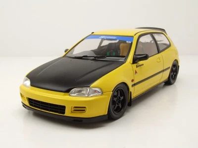Honda Civic EG6 1991 gelb Modellauto 1:18 Solido - Bild 1 von 4