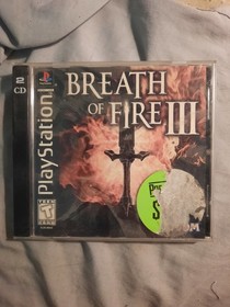 Breath of Fire III 3 (Sony PlayStation 1 PS1 1998) PS1 PSX (See Description)
