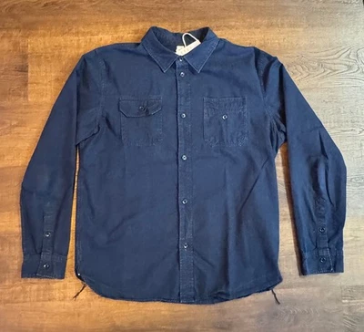 Pure Blue Japan Double Indigo Chambray Work Shirt l/s 5 - Image 1 of 4