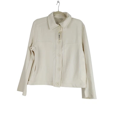 Chaqueta con botones Max Studio London para mujer talla grande crema venta al por menor $168 nueva con etiquetas Foto 1 de 4