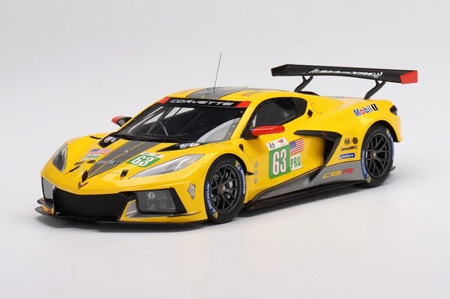 Top Speed TS0442 1/18 Chevrolet Corvette C8.R Le Mans 24h 2022 #63 Modello Auto