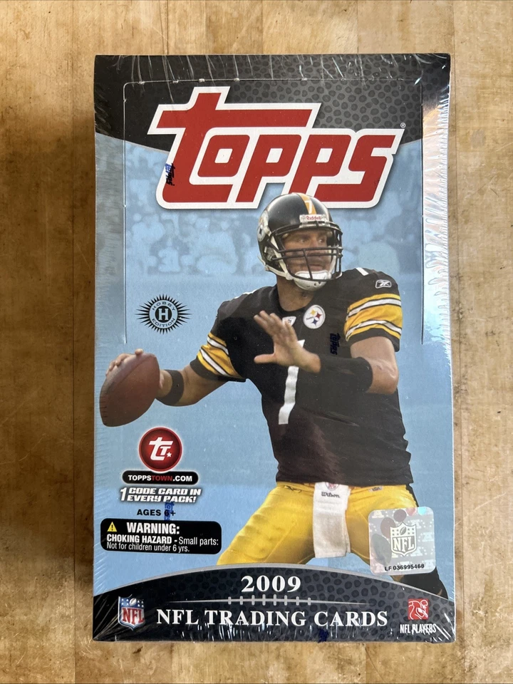 2009 Topps Football NFL Trading Cards Hobby Box - Factory Sealed, New, 360 Cards - Image 1 of 4