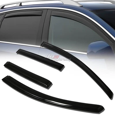 PARA 07-12 VERSA SEDÁN/HATCHBACK VENTANA VISERA PANTALLA/VENTILACIÓN VIENTO/LLUVIA DEFLECTOR Foto 1 de 4