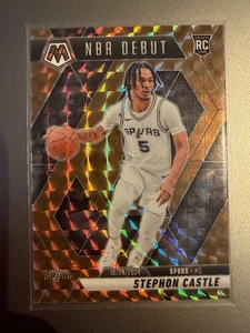 2024-25 Panini Mosaic Stephon Castle #267 RC NBA Debut Bronze #5/75 - Bild 1 von 2