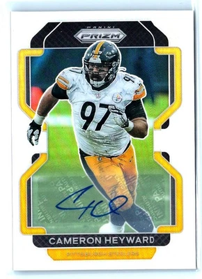 2021 Panini Prizm #254 Cameron Heyward Autographs Prizm Silver - Image 1 of 2