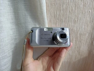 🔥Canon PowerShot A410 Silver 3.2MP digital compact camera🔥WORKing FULL Set🔥 - Picture 1 of 7