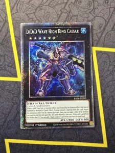 D/D/D Wellenhochkönig Caesar - RA04-DE290 - Platin Secret Rare - 1. - Yugioh - Bild 1 von 1