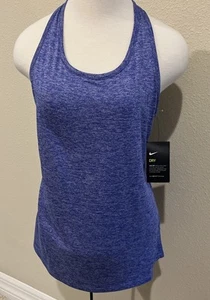 nike dri fit racerback tank top women Size M Purple New With Tags - Picture 1 of 5