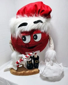 Vtg Dept 56 M&Ms Red Santa Christmas Deco - NON Working- Display Usage Only - Picture 1 of 6