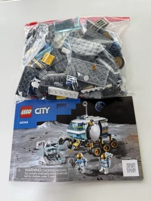 100% Complete LEGO City 60348 Lunar Roving Space Vehicle W/instructions  - Image 1 of 2