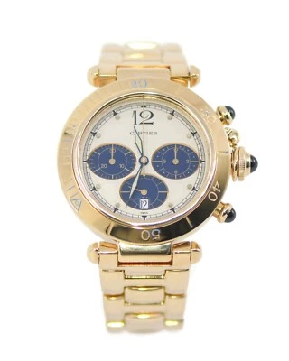 Reloj Cartier Pasha Cronógrafo Oro Amarillo 18K 30009 Foto 1 de 4