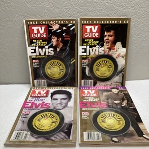 Elvis TV Guide July 4-10, 2004 with Sun CD “That’s All Right” Four Issues - Picture 1 of 11