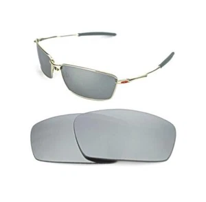NEW POLARIZED CUSTOM TITANIUM LENS FOR OAKLEY SQUARE WHISKER SUNGLASSES - Picture 1 of 6