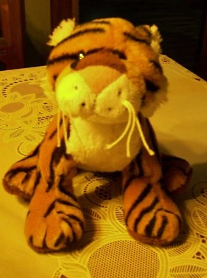 GANZ Cheektowaga 9 " Long Plush &  Beanie Bengal Tiger  - Image 1 of 4