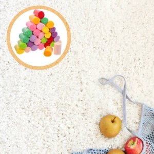 30 Stck. Bunte Teppich Segmente Riegel Haken Garn Kugel Anhänger zum Basteln - Bild 1 von 12