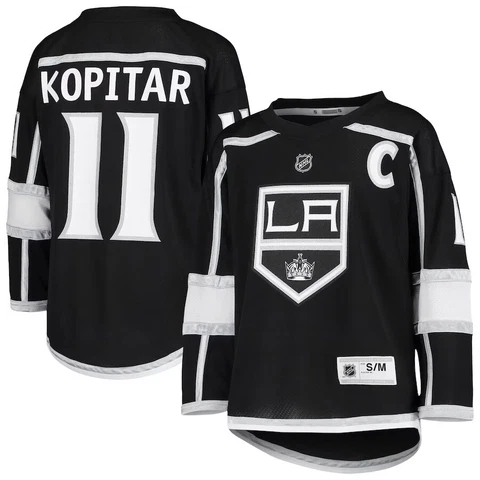 Fanatics Kids' Youth LA Los Angeles Kings Anze Kopitar Replica Home Jersey NWT Cover