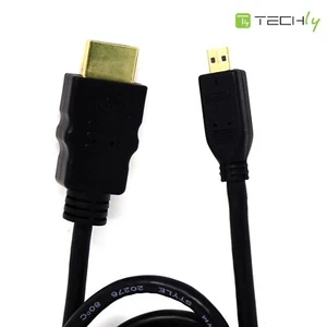 Cavo 2 metri alta velocità da HDMI 19 pin A a micro HDMI M con ethernet Techly - Imagen 1 de 4