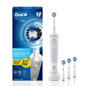 Oral B Vitality Rechargeable Rotating Electric Toothbrush for Adults 4Brush Head - Picture 1 of 14