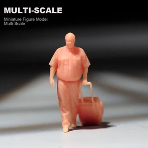 Miniature 1/43 Luggage Case Man Scene Prop Figure Model Fit Car Vehicles Doll - Imagen 1 de 6