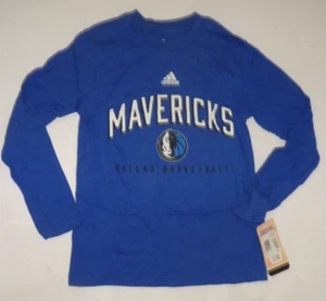 NUEVA ADIDAS NBA Dallas Mavericks/S Camiseta Manga Larga Jóvenes Niños S Pequeña 8 Nueva con Etiquetas - Imagen 1 de 1