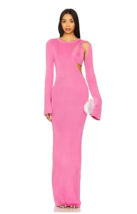 Baobab Ruby Knit Maxi Dress L Women Guava Pink NWT - Picture 1 of 15