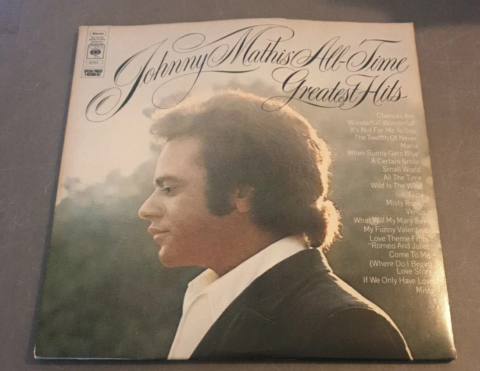 Johnny Mathis' All Time Greatest Hits Double Vinyl LP Album 1972 - Image 1 of 1