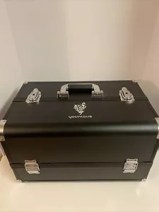 Younique Black Jewelry/Makeup Box - Picture 1 of 4
