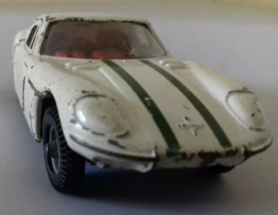 Coche diecast Corgi Toys 324 Marcos Volvo 1800 GT blanco verde usado sin caja Foto 1 de 4