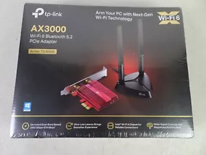 TP-Link WiFi 6 AX3000 PCIe WiFi Card (Archer TX3000E), Up to 2400Mbps, Bluetooth - Photo 1/3