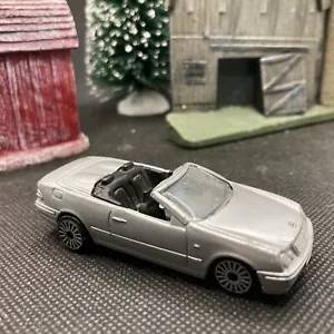 Maisto Mercedes Benz CLK Cabrio Silver Convertible 1/64 Loose - Picture 1 of 9