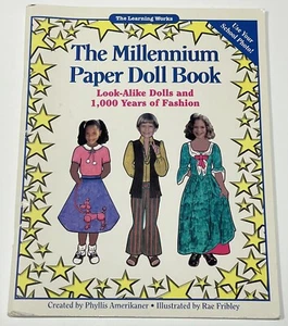 Millennium Paper Doll Book by Phyllis Amerikaner (1998, Trade Paperback) - Imagen 1 de 4