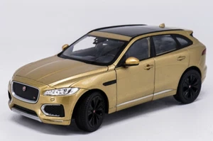 1:24 Welly Jaguar F-Pace Diecast Model Sports Racing Car Toy Golden NEW IN BOX - Picture 1 of 4
