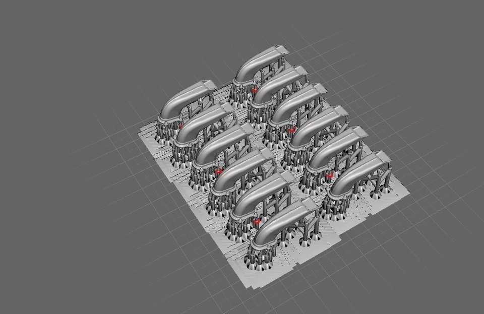 1/24 scale Airfix Bf-109E exhaust stacks STL - Image 1 of 1