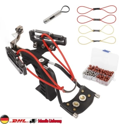 Steinschleuder Schleuder Laser Fisch Sportschleuder Mit Gummiband & Stahlkugel - Bild 1 von 4