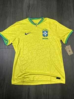 Camiseta deportiva de fútbol local Nike Brasil 2022/2023 Stadium para hombre nueva con etiquetas DN0680-741 Foto 1 de 4