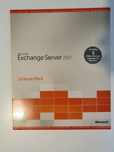 Microsoft Exchange Server 2007 License Pack 5 Device CAL NEW & Factory SEALED! - Afbeelding 1 van 2