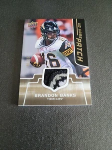 2016 Upper Deck CFL Game Jerseys Patches #GJBB Brandon Banks SN 01/15  - Picture 1 of 2